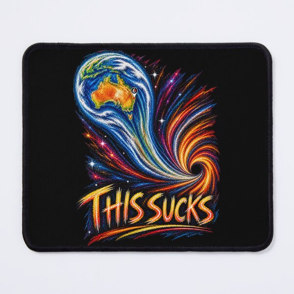 Item preview, This Sucks – Earth vs Black Hole Cosmic Disaster designed and sold by KissMy6 Industries.