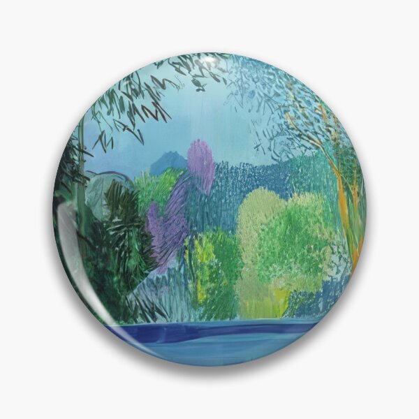 Item preview, David Hockney Inspired Colorful Pool Art designed and sold by CleoniqueH.