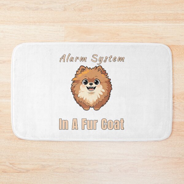 Item preview, Pomeranian Alarm System Fur Coat Funny Dog designed and sold by NatureUnleashed.