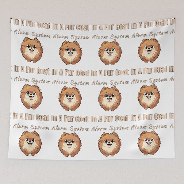 Item preview, Pomeranian Alarm System Fur Coat Funny Dog designed and sold by NatureUnleashed.