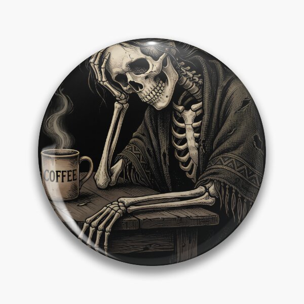 Item preview, I'm Fine Everything Is Fine Skeleton Coffee designed and sold by w66aboo.