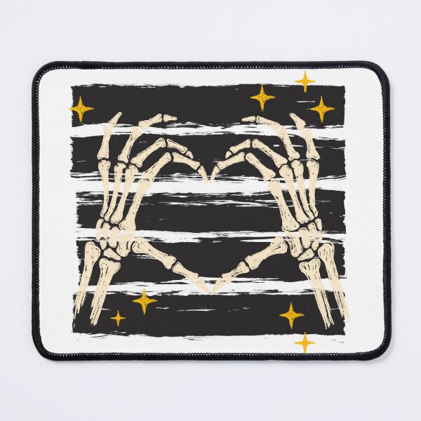 Item preview, Halloween Skeleton Hand Stripes – Spooky Gothic Halloween Skeleton Design designed and sold by Timeless Bond Designs.