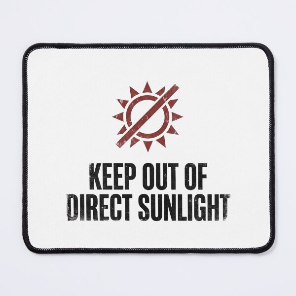 Item preview, Keep Out Of Direct Sunlight Funny Vampire Humor Design for Night Owls and Goth Fans designed and sold by raedattia.