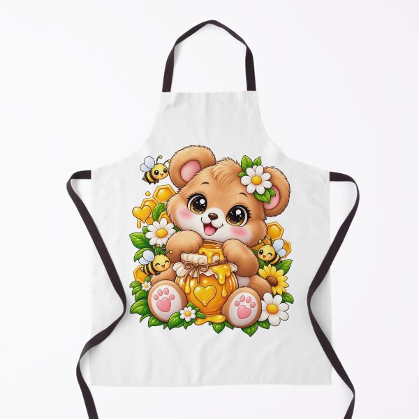 Item preview, Honey Bear – Cute Kawaii Bear with Honey Jar designed and sold by JPCuteDesign.