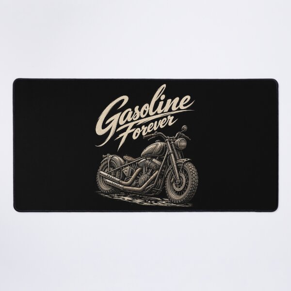 Item preview, Gasoline Forever Vintage Motorcycle designed and sold by creativebymateo.