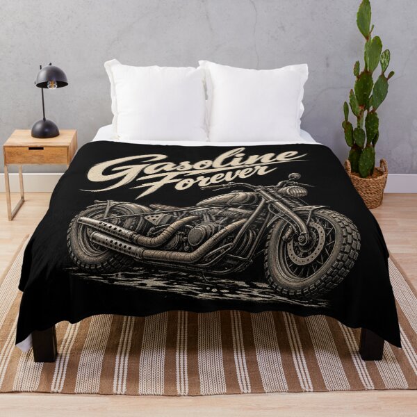 Item preview, Gasoline Forever Vintage Motorcycle designed and sold by creativebymateo.