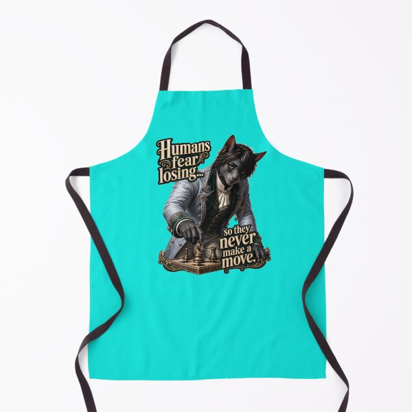 Item preview, Fear of Losing – Philosophical Cat Quote designed and sold by VolkovaLenaArt.