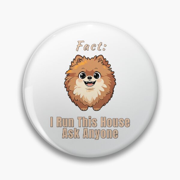 Item preview, Bossy Pomeranian Rules The House Funny Dog Gift designed and sold by NatureUnleashed.