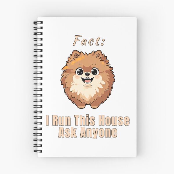 Item preview, Bossy Pomeranian Rules The House Funny Dog Gift designed and sold by NatureUnleashed.