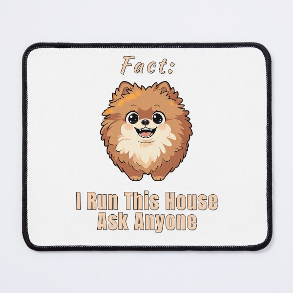 Item preview, Bossy Pomeranian Rules The House Funny Dog Gift designed and sold by NatureUnleashed.