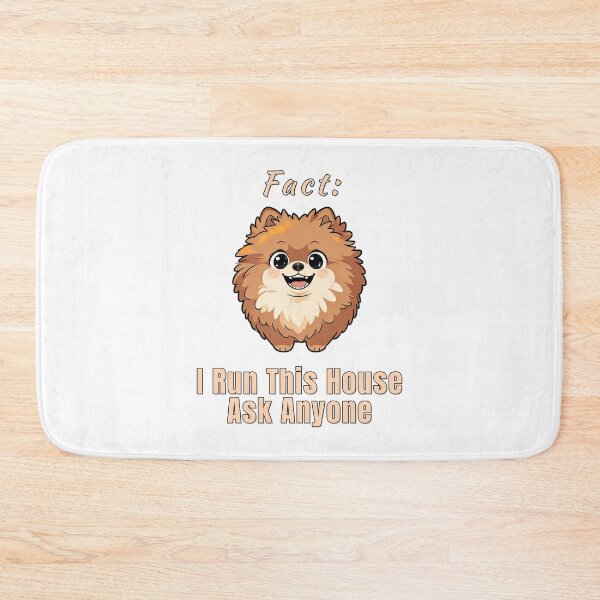 Item preview, Bossy Pomeranian Rules The House Funny Dog Gift designed and sold by NatureUnleashed.