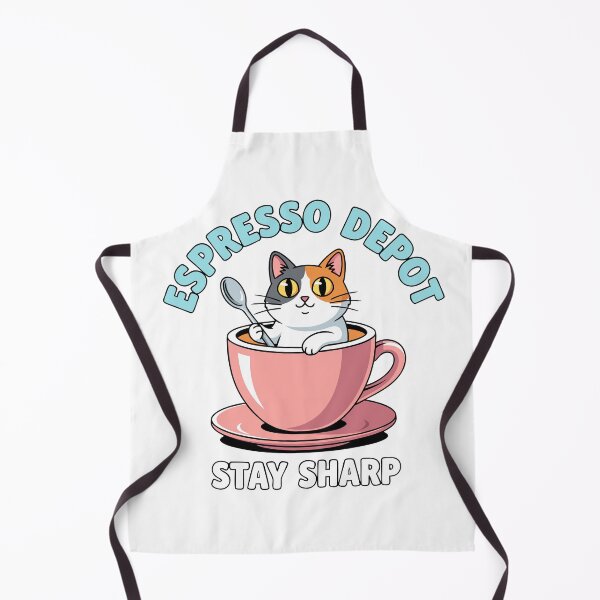 Item preview, Kawaii Calico Cat Espresso Depot Pop-Art T-Shirt designed and sold by mantra2023.