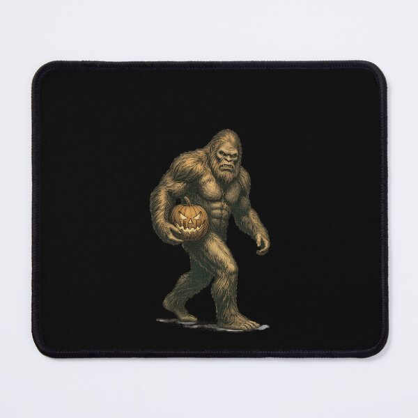 Item preview, Halloween Bigfoot Pumpkin Forest Sasquatch designed and sold by w66aboo.