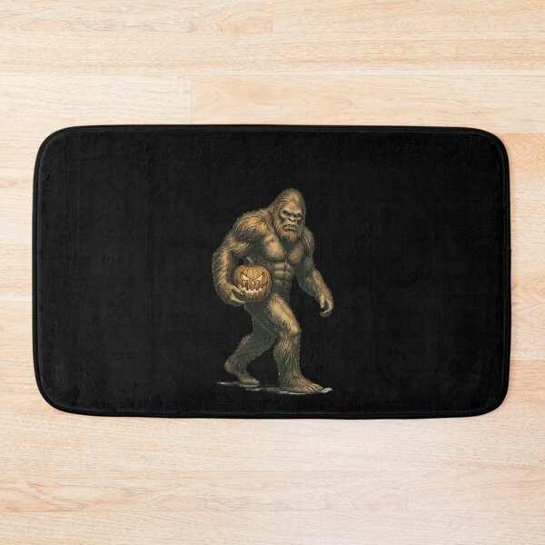 Item preview, Halloween Bigfoot Pumpkin Forest Sasquatch  designed and sold by w66aboo.