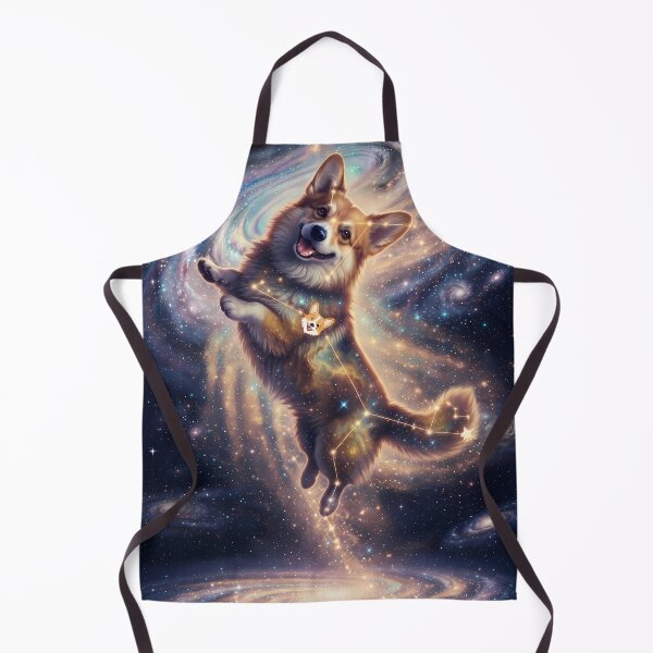 Item preview, Cosmic Corgi: The Happy Jumper & Heart Booty Nebula designed and sold by SOOstudio73.