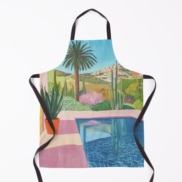 Item preview, David Hockney Inspired Colorful Pool Art designed and sold by CleoniqueH.