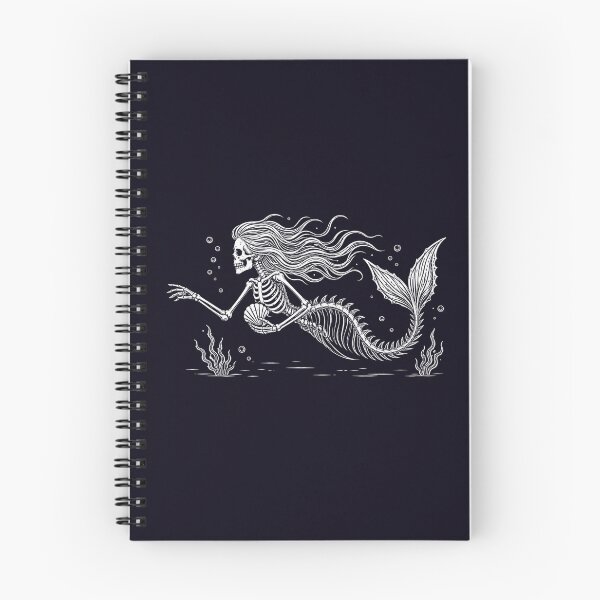 Item preview, Gothic Mermaid Skeleton Halloween  Witch Spooky gift designed and sold by Amzkao.