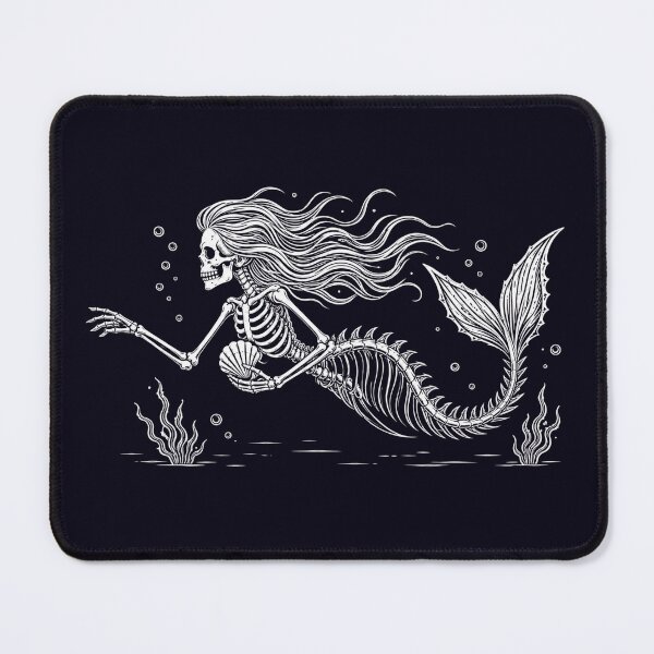 Item preview, Gothic Mermaid Skeleton Halloween Witch Spooky gift designed and sold by Amzkao.
