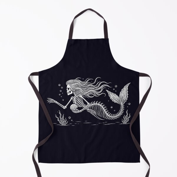 Item preview, Gothic Mermaid Skeleton Halloween Witch Spooky gift designed and sold by Amzkao.