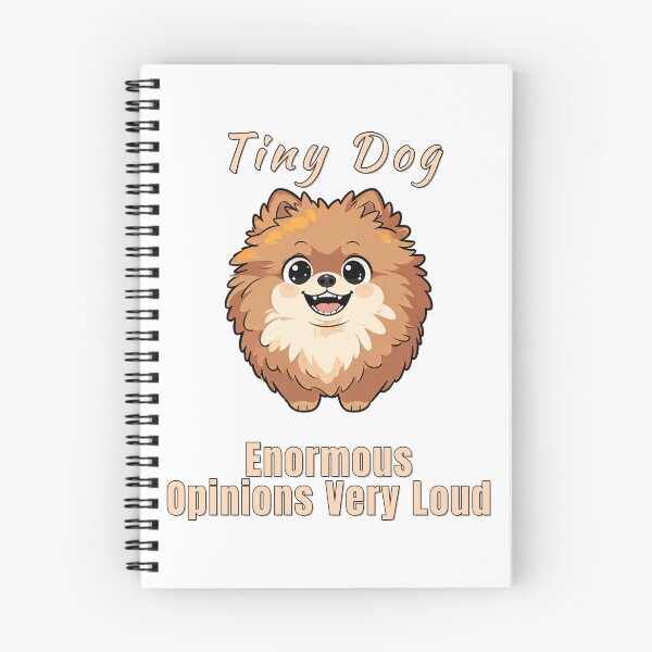 Item preview, Tiny Pomeranian Big Opinions Loud Funny Dog designed and sold by NatureUnleashed.