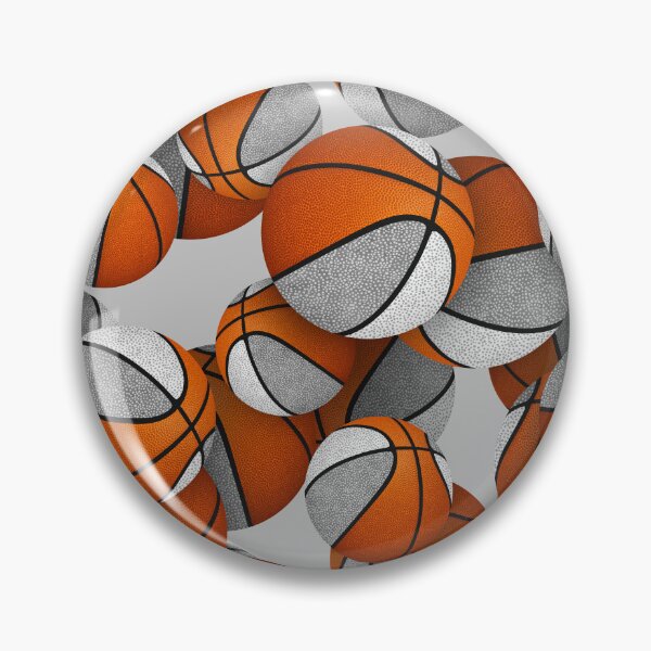 Item preview, Stylized basketballs with gray white accent panels designed and sold by katzdzynes.