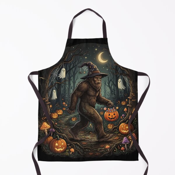 Item preview, Copy of Halloween Bigfoot Pumpkin Forest Sasquatch designed and sold by w66aboo.