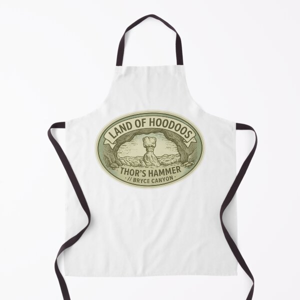 Item preview, Thor's Hammer Bryce Canyon Land of Hoodoos Vintage Emblem designed and sold by LittleArij.