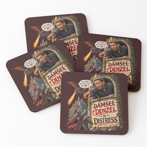 Item preview, Denzel in Distress – You Think You Can Do This to Me? Medieval Movie Parody designed and sold by KissMy6 Industries.