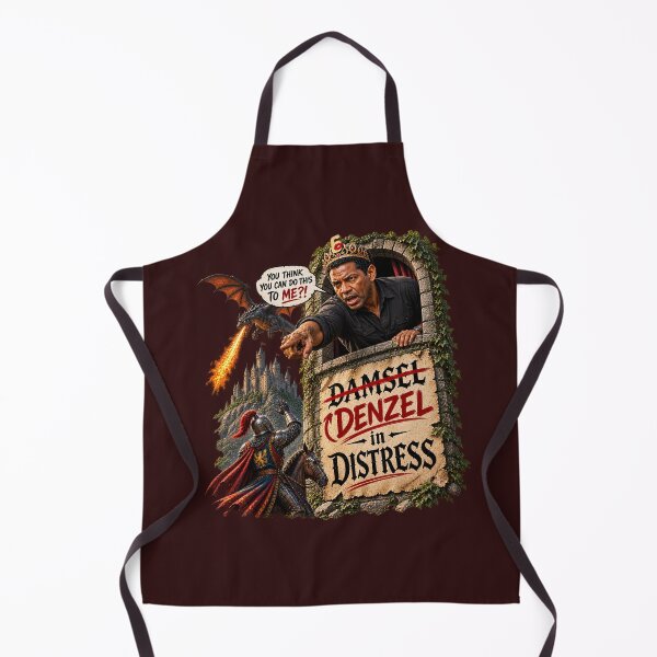 Item preview, Denzel in Distress – You Think You Can Do This to Me? Medieval Movie Parody designed and sold by KissMy6 Industries.
