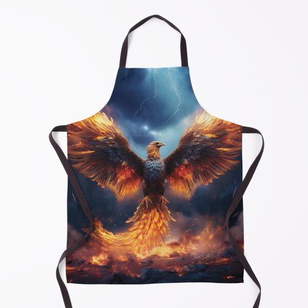 Item preview, Majestic Phoenix Rising in Lightning Storm designed and sold by MDKey DESIGN.