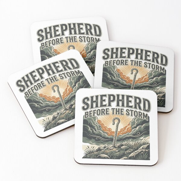 Item preview, Shepherd Before the Storm | Christian Faith & Trust God designed and sold by DesignYouDesire.