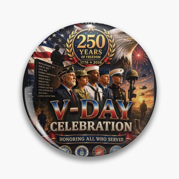 Item preview, V-DAY 250th USA ANNIVERSARY CELEBRATION - 1776 to 2026 -November 11, 2026 designed and sold by DBM Photo Art 1.