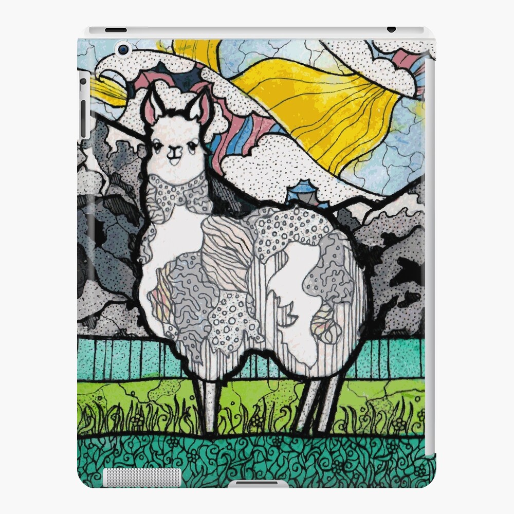Llama and Andes iPad Case & Skin