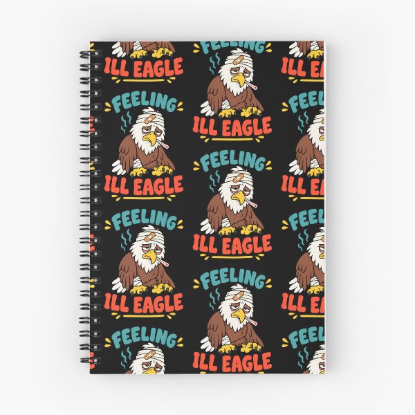 Item preview, Feeling Ill Eagle Funny Sick Bald Eagle Pun designed and sold by TeeTimeTreasure.