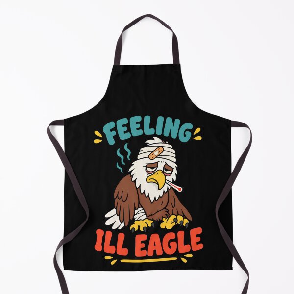 Item preview, Feeling Ill Eagle Funny Sick Bald Eagle Pun designed and sold by TeeTimeTreasure.