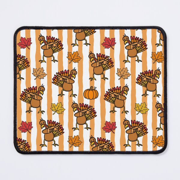 Item preview, Thankful Turkeys Autumn Stripes designed and sold by CI Creative Design LLC.