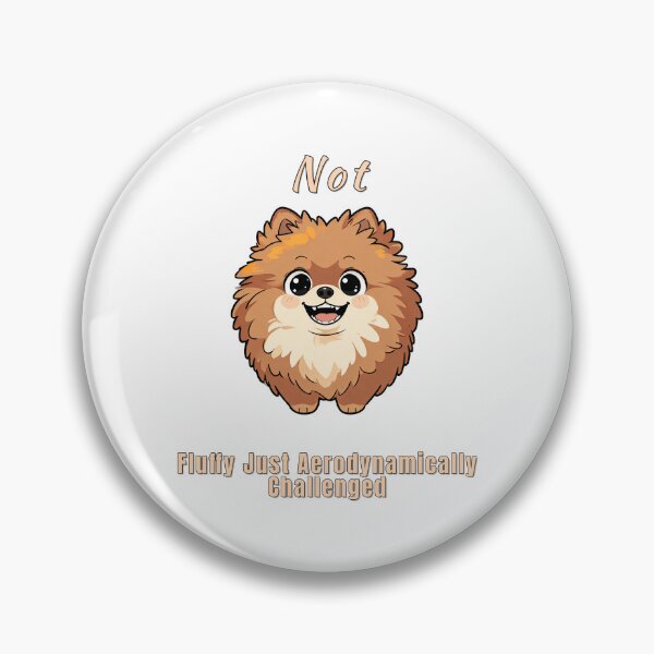 Item preview, Funny Pomeranian Fluffy Aerodynamic Humor Dog designed and sold by NatureUnleashed.