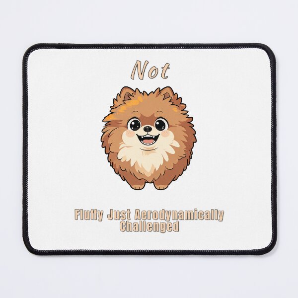 Item preview, Funny Pomeranian Fluffy Aerodynamic Humor Dog designed and sold by NatureUnleashed.