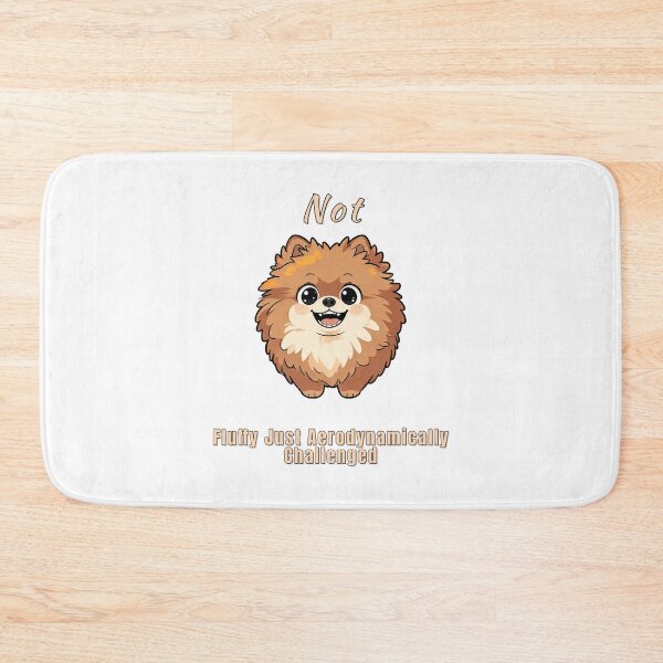 Item preview, Funny Pomeranian Fluffy Aerodynamic Humor Dog designed and sold by NatureUnleashed.