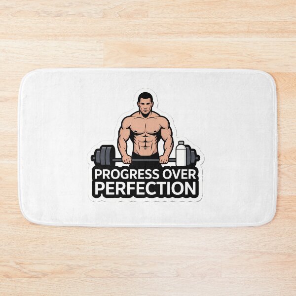 Item preview, Progress Over Perfection Bodybuilder designed and sold by NiftyWrx.
