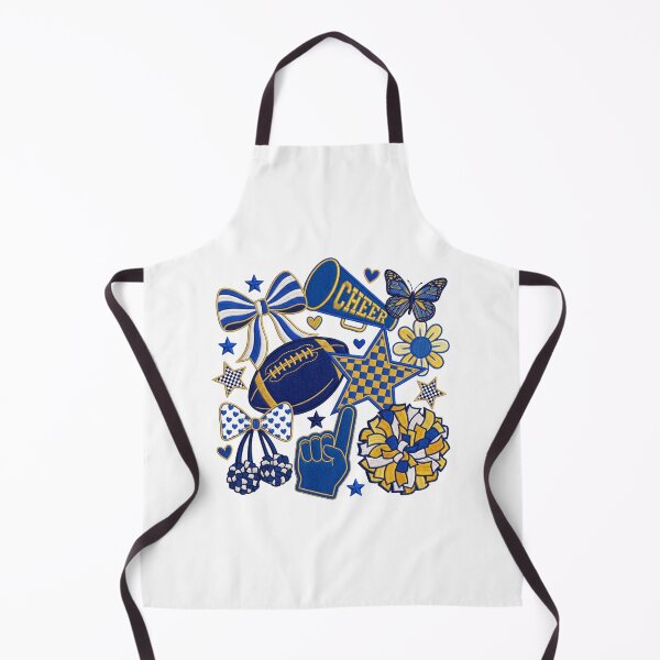 Item preview, Blue & Cheer Football Game Day Retro Coquette Bow designed and sold by hemagamo.
