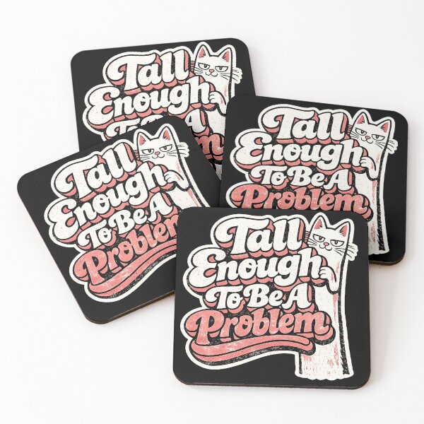 Item preview, Tall Enough To Be A Problem Funny Retro Groovy Quote designed and sold by Aymanejed.