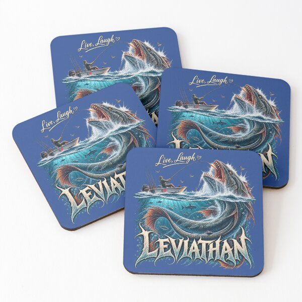 Item preview, Live Laugh Leviathan – Epic Sea Monster Fishing designed and sold by KissMy6 Industries.