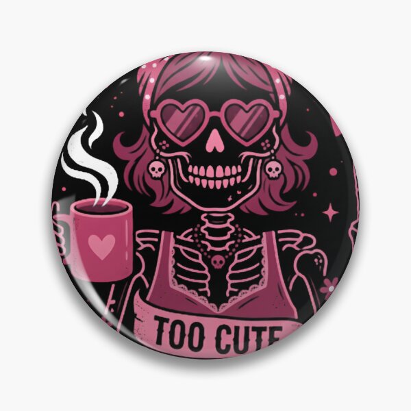 Item preview, Copy of Too Cute to Care Funny Skeleton Messy Bun Graphic designed and sold by w66aboo.