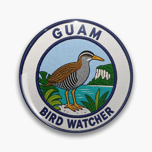 Item preview, Guam Bird Watcher – Guam Rail Ko’ko’ Patch Birder designed and sold by The-Drip-Studio.