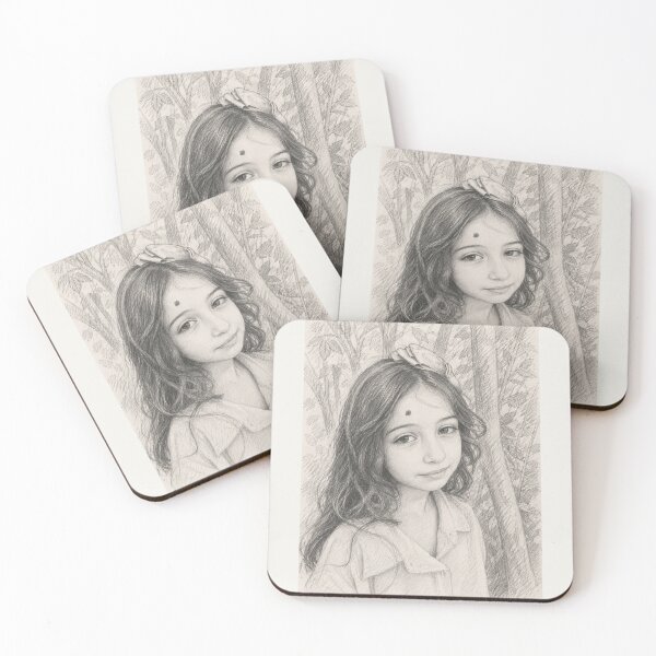 Item preview, Pencil Sketch Portrait of a Young Girl designed and sold by Ai~art.