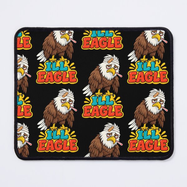 Item preview, Ill Eagle Funny Sick Bald Eagle Pun designed and sold by TeeTimeTreasure.