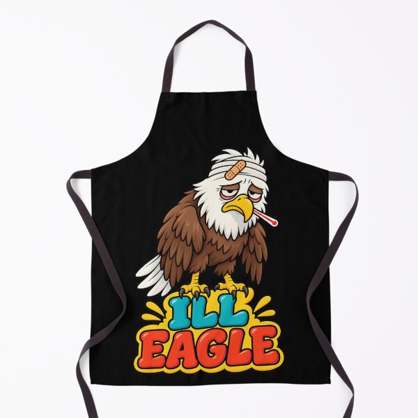 Item preview, Ill Eagle Funny Sick Bald Eagle Pun designed and sold by TeeTimeTreasure.