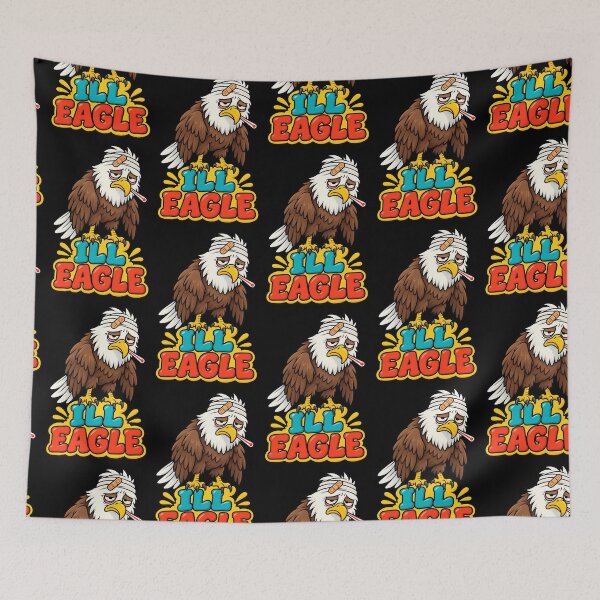 Item preview, Ill Eagle Funny Sick Bald Eagle Pun designed and sold by TeeTimeTreasure.
