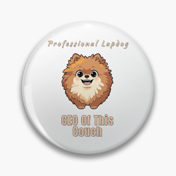 Item preview, Pomeranian Lapdog CEO Couch Boss Funny Dog designed and sold by NatureUnleashed.